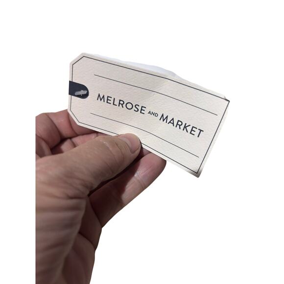 Melrose and Market M 8/10 white sherpa fuzzy soft 3/4 zip 100 polyester NWT - Picture 4 of 7